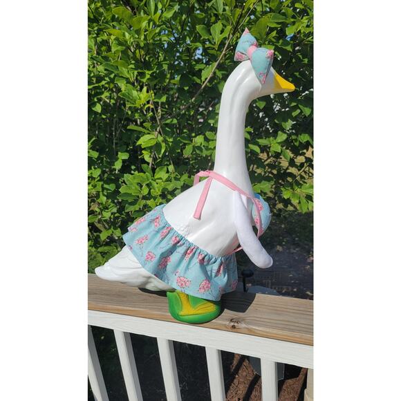 Porch Goose Bikini Wings & Bow Outfit Summer Bathing Suit Beach Floral Flamingos - Picture 10 of 11